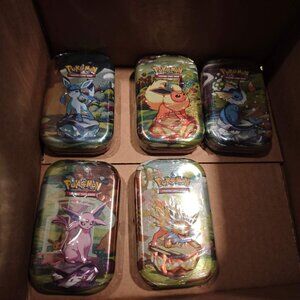 Pokemon SV8.5 Prismatic Evolutions Mini Tin x 5